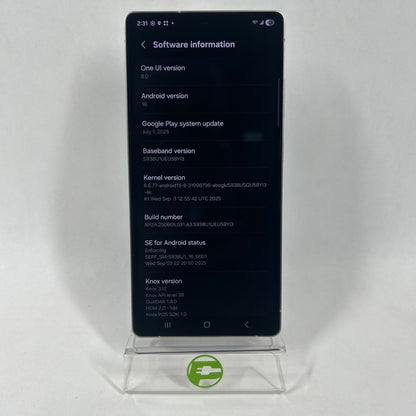 Unlocked Samsung Galaxy S25 Ultra 12GB RAM 512GB SM-S938U1 Titanium Silverblue