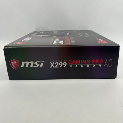 MSi X299 GAMING PRO CARBON AC LGA2066 ATX With Intel Core i7-7800X