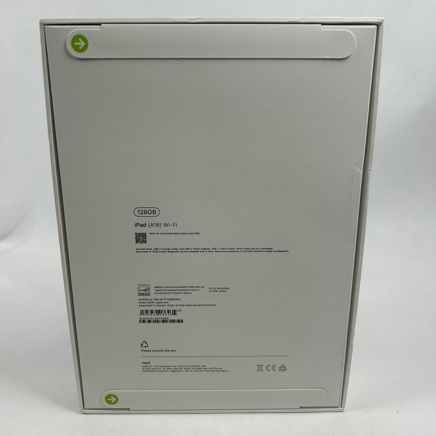 New WiFi Only Apple iPad 11" (A16) 128GB Blue MD4A4LL/A