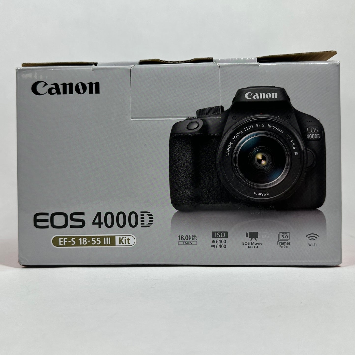 Canon EOS 4000D 18.0MP Digital SLR DSLR Camera EF-S 18-55 III Kit with Box