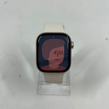 GPS Only Apple Watch Series 10 42MM Rose Gold Aluminum Pink Nike Sport Band