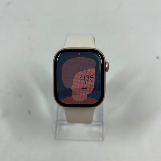 GPS Only Apple Watch Series 10 42MM Rose Gold Aluminum Pink Nike Sport Band