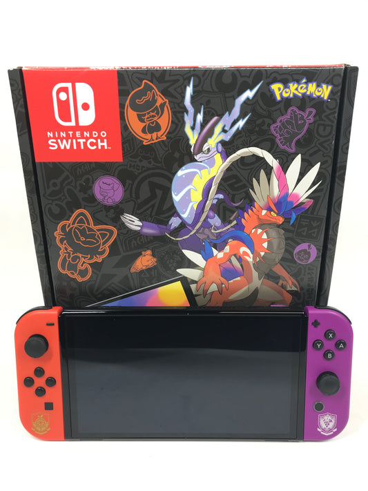 Nintendo Switch OLED Video Game Console HEG-001 Pokemon Scarlet & Violet Edition