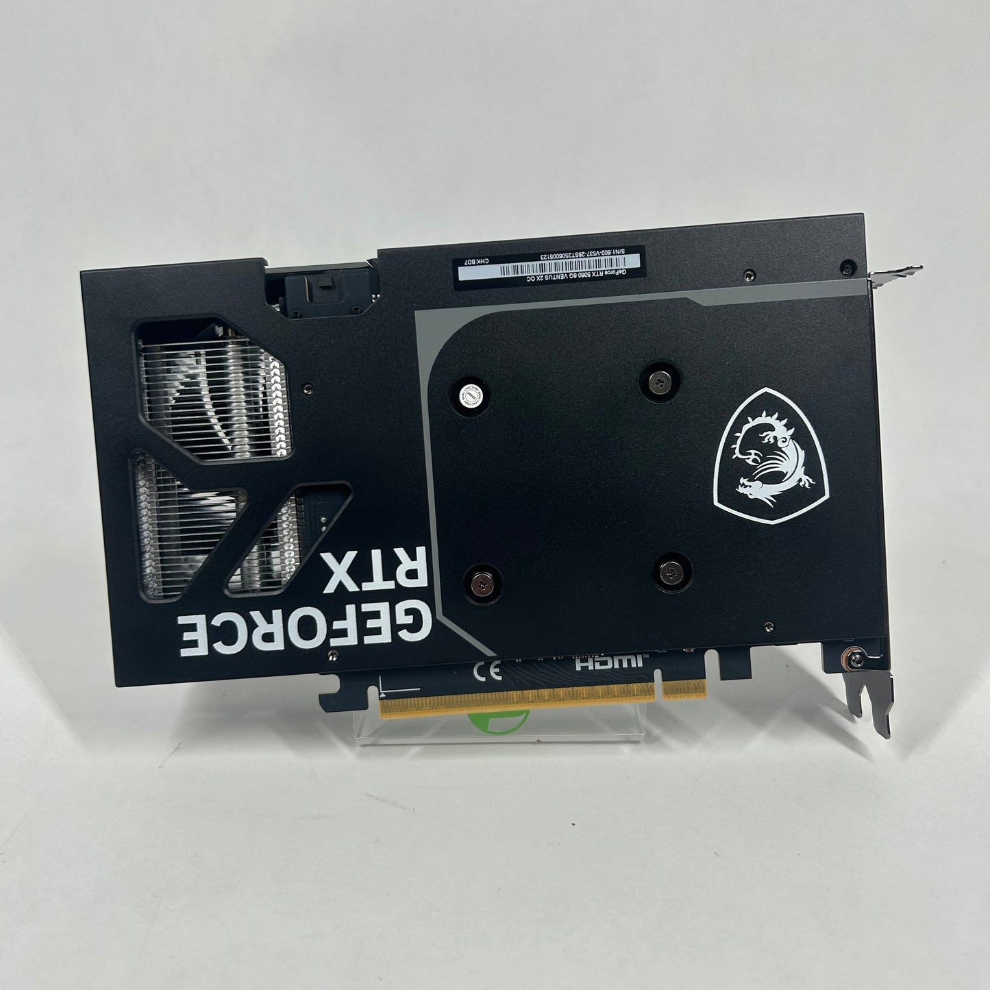 MSI GeForce RTX 5060 VENTUS 8GB GDDR6X Graphics Card