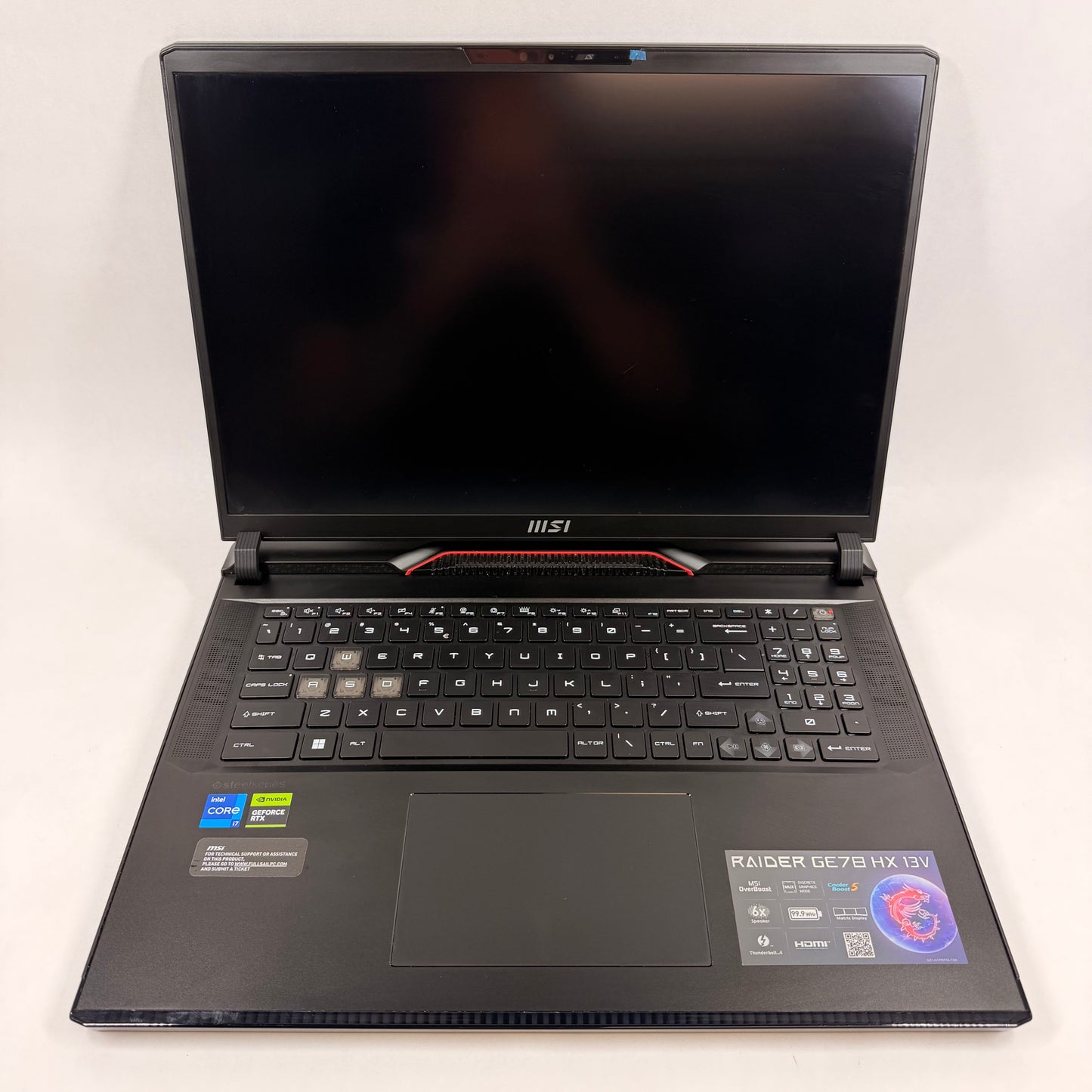 MSI Raider GE78HX 13VG 17" i7-13700HX 5.60GHz 16GB RAM 1TB SSD GeForce RTX 4070