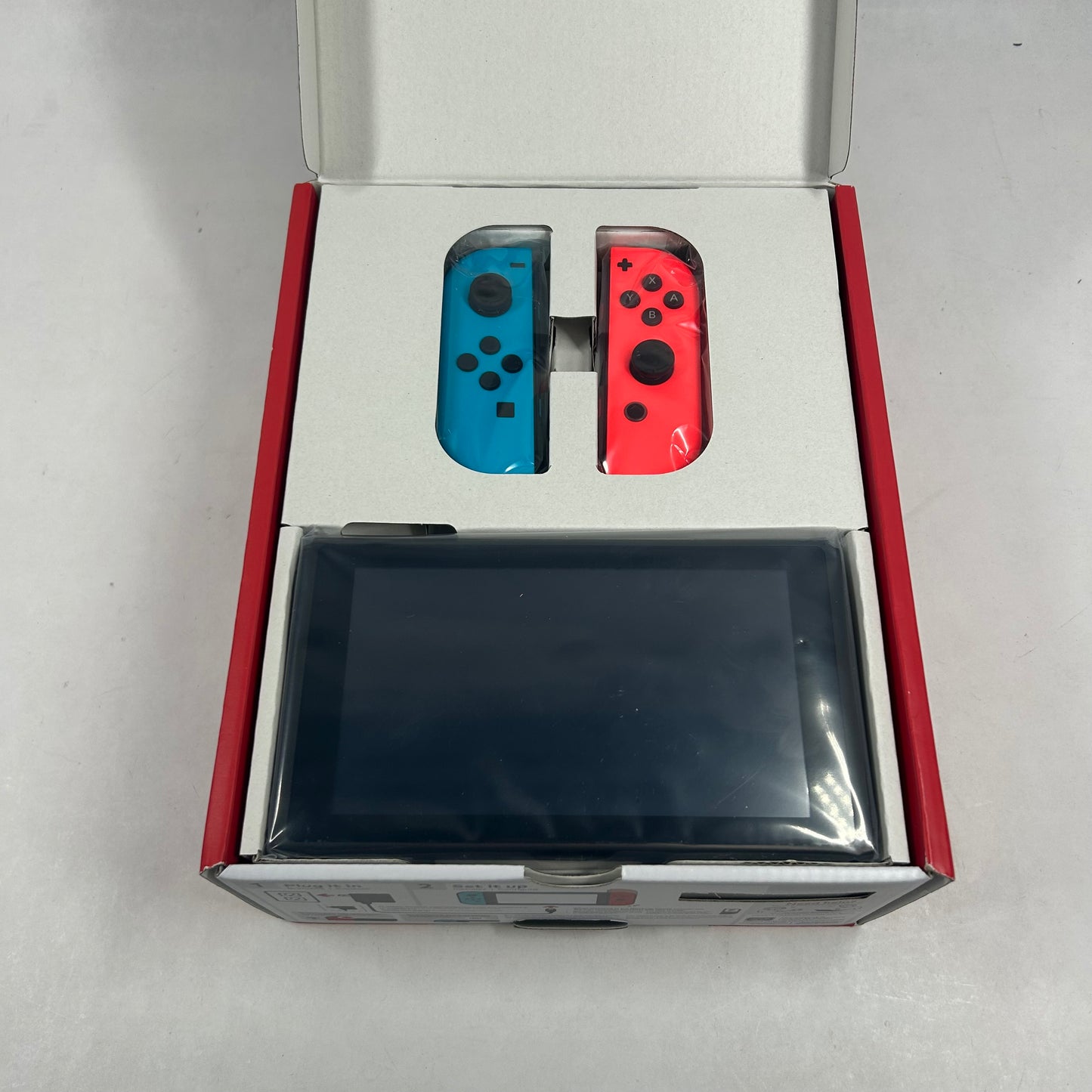 New Nintendo Switch v2 Video Game Console HAC-001(-01)  Red/Blue