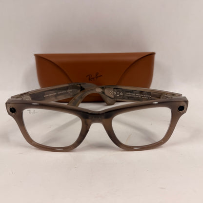 Ray-Ban Wayfarer Gen 2 Shiny Transparent Standard RW4006 AI Smart Glasses