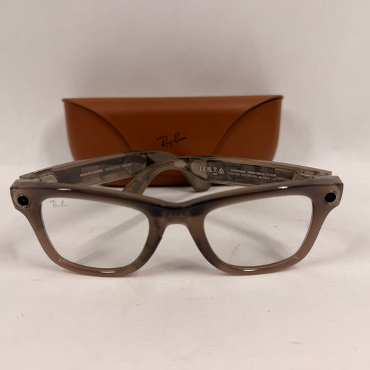 Ray-Ban Wayfarer Gen 2 Shiny Transparent Standard RW4006 AI Smart Glasses