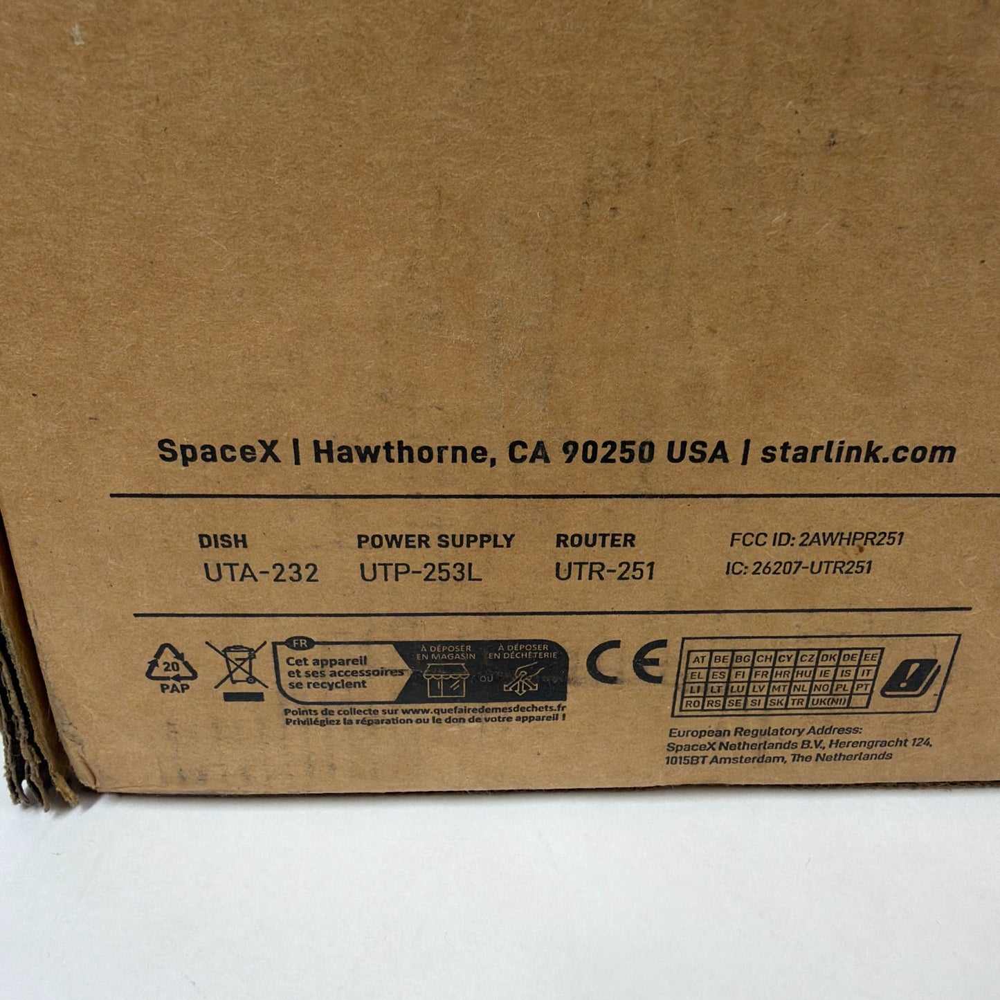 New Starlink Standard 4 Internet Kit 02534301-501/A