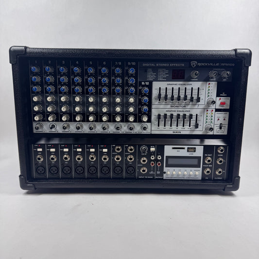 Rockville RPM-109 4800W 4 Ohm 4 Channel Sound Amplifier