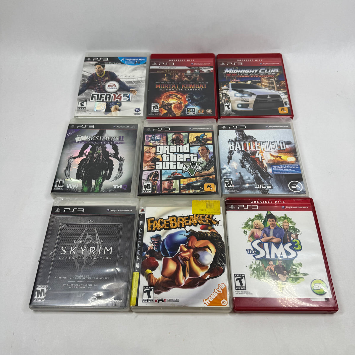 Lot of 50 Sony PlayStation 3 PS3 Games