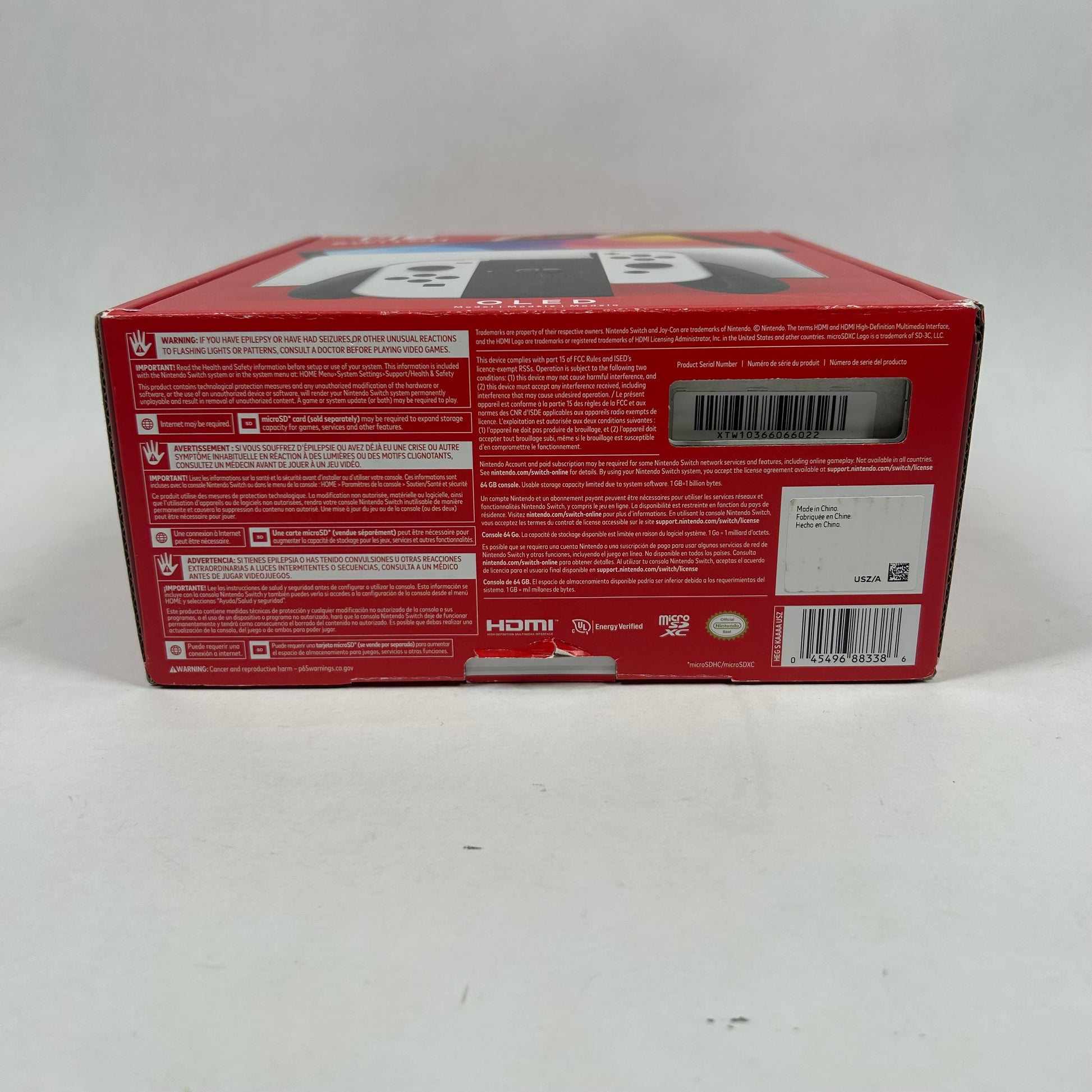 Nintendo Switch OLED Video Game Console HEG001 White PayMore Taylor