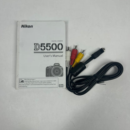 Nikon D5500 24.2MP DSLR Camera  8841 Shutter Count