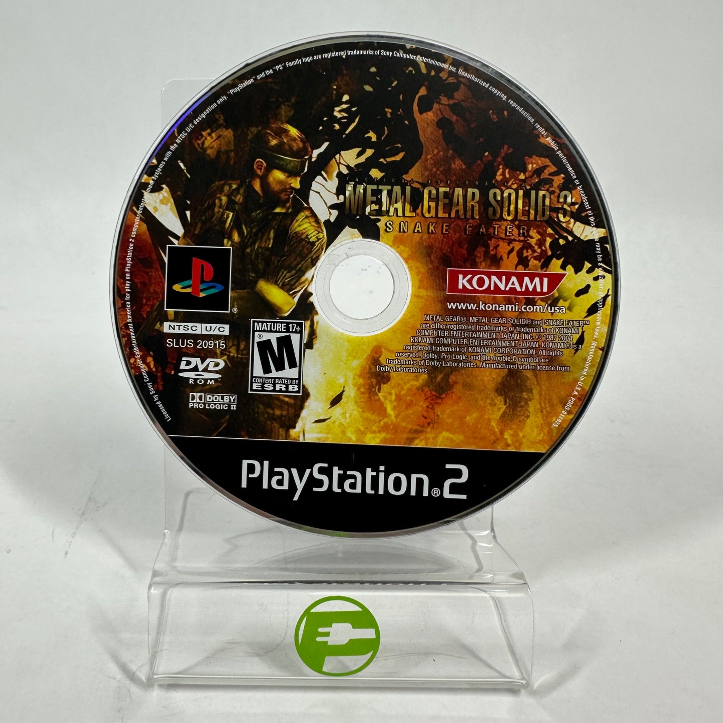 Metal Gear Solid 3 Snake Eater (Sony PlayStation 2 PS2, 2004)