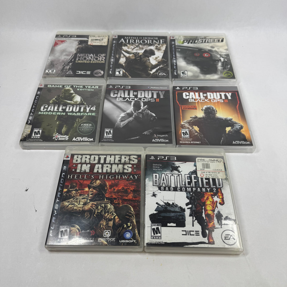Lot of 50 Sony PlayStation 3 PS3 Games