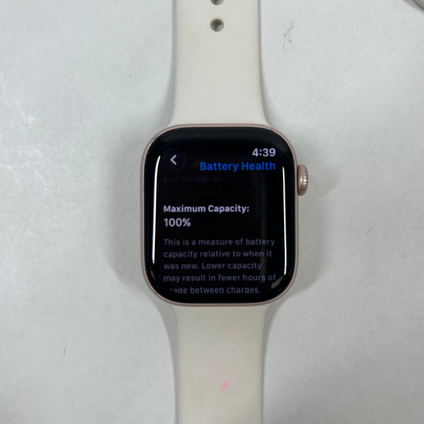 GPS Only Apple Watch Series 10 42MM Rose Gold Aluminum Pink Nike Sport Band