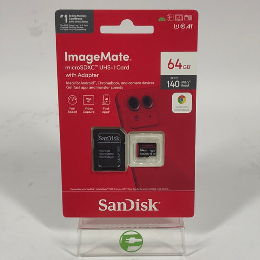 New Sandisk ImageMate microSD with adapter 64GB