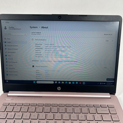 HP Laptop 14-CF2112WM 14" Celeron N4120 1.1GHz 4GB RAM 64GB SSD