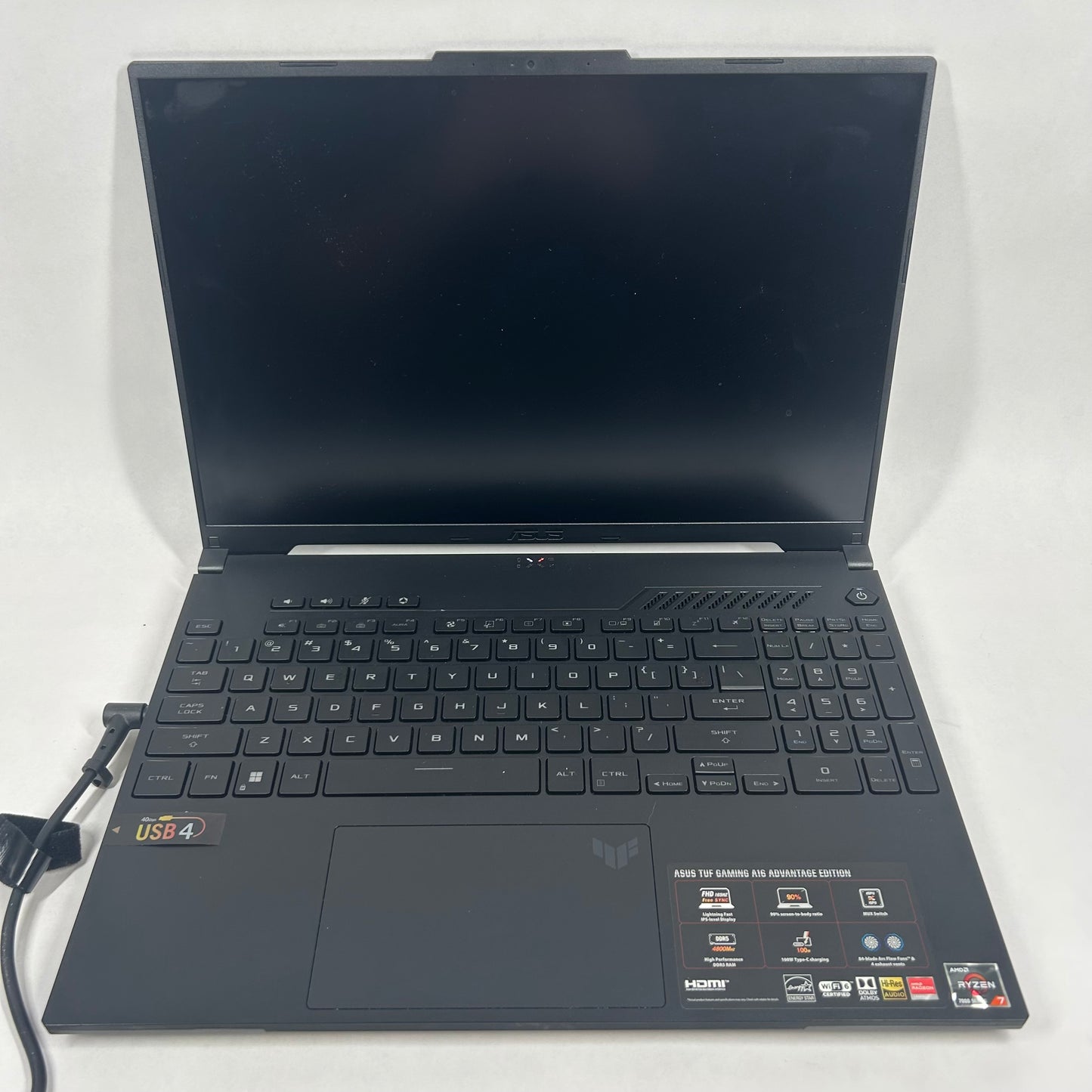 Asus TUF A16 FA617 16" Ryzen 7 7735HS  3.2GHz 16GB RAM 512GB SSD Radeon RX 7700S