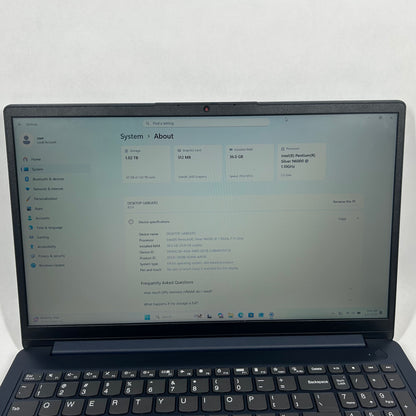 Lenovo IdeaPad 15IJL7 15.6" Pentium Silver N6000 1.1GHz 36GB 1TB SSD