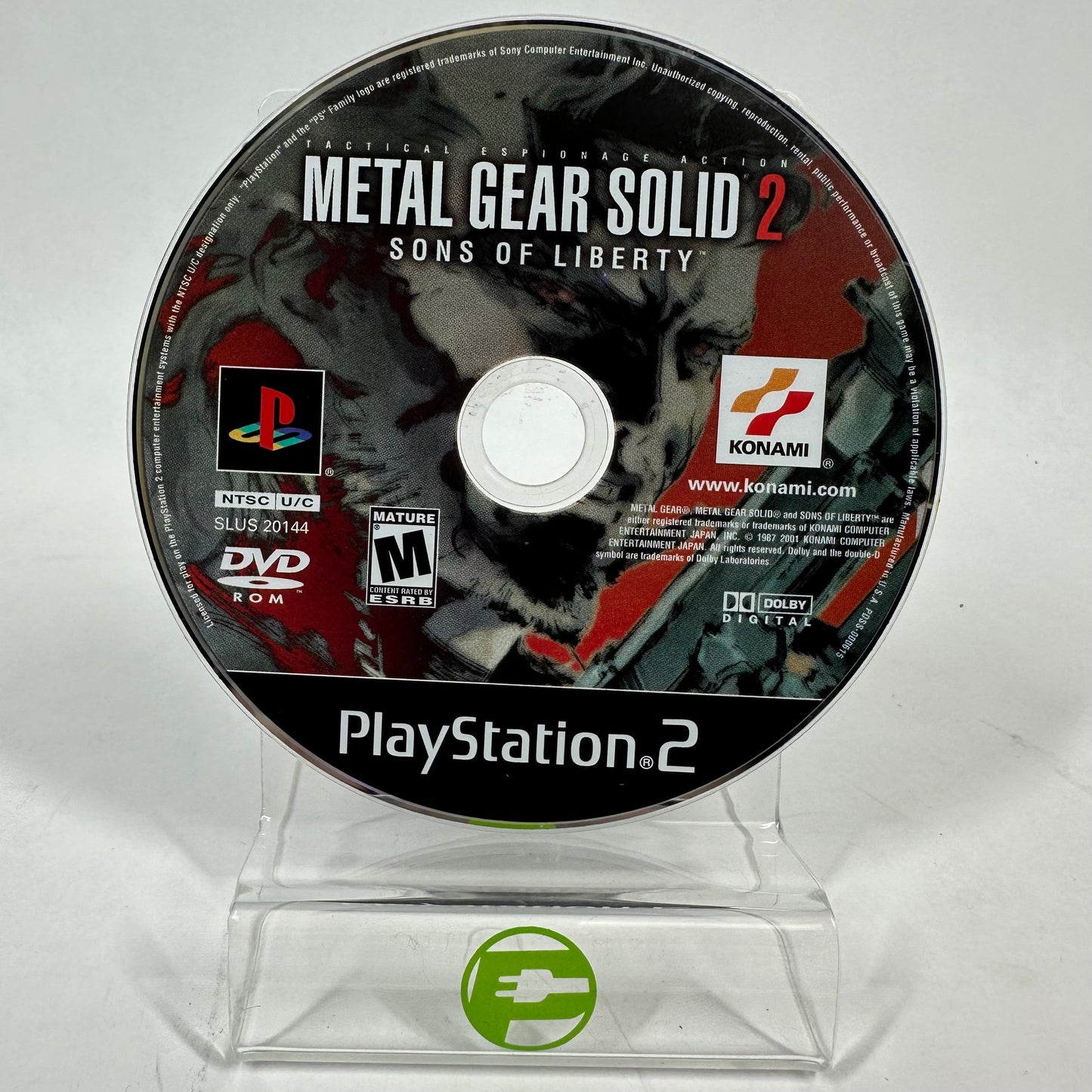 Metal Gear Solid 2: Sons of Liberty (Sony PlayStation 2 PS2, 2001)