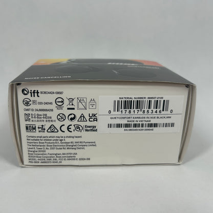 New Bose QuietComfort Earbuds In-Ear Noise Cancelling Bluetooth Earbuds Black