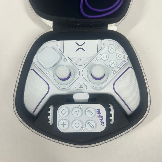 PDP Vitrix Pro BFG Controller White/Purple 052-002 For PS4/PS5/PC