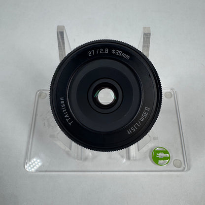 TTArtisan Full Frame Lens 27mm f/2.8 For Fujifilm X-Mount