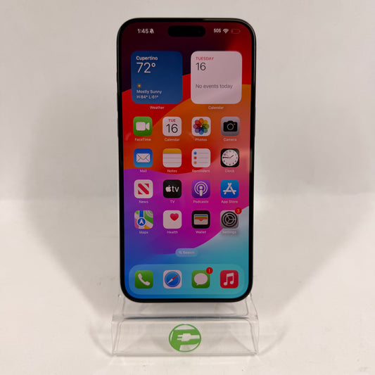 Flawless Factory Unlocked Apple iPhone 15 Pro Max 256GB Black NU663LL/A