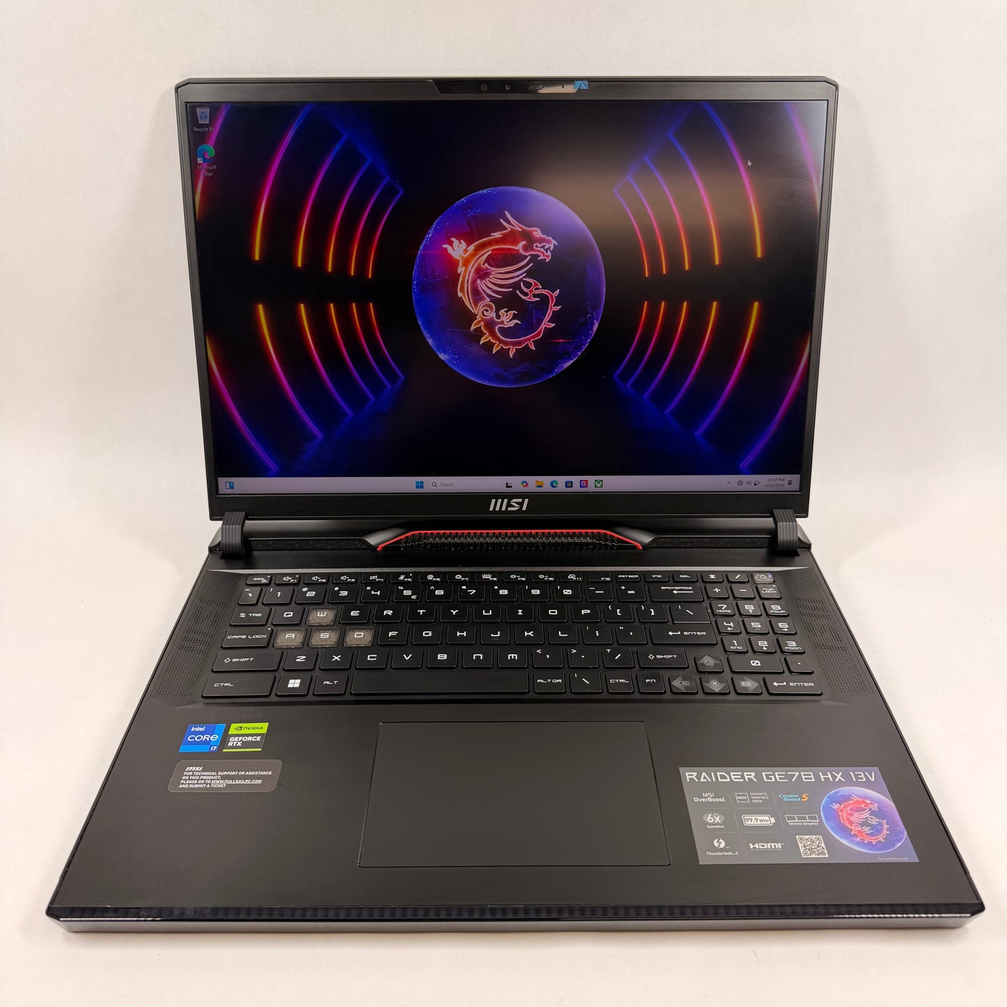 MSI Raider GE78HX 13VG 17" i7-13700HX 5.60GHz 16GB RAM 1TB SSD GeForce RTX 4070