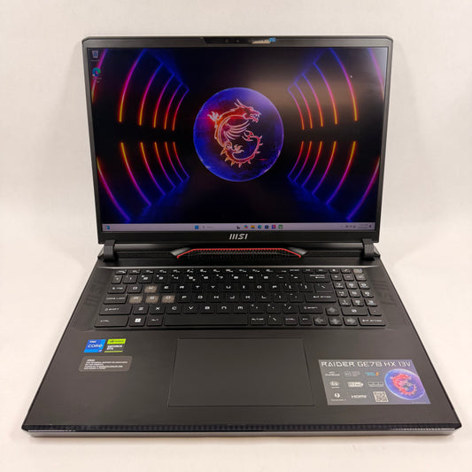 MSI Raider GE78HX 13VG 17" i7-13700HX 5.60GHz 16GB RAM 1TB SSD GeForce RTX 4070