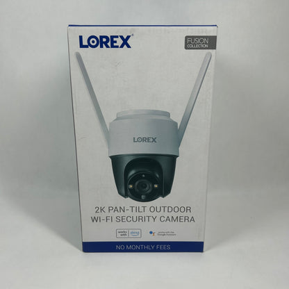 New Lorex 2K Pan-Tilt Outdoor Wifi Security Camera F461AQE-E