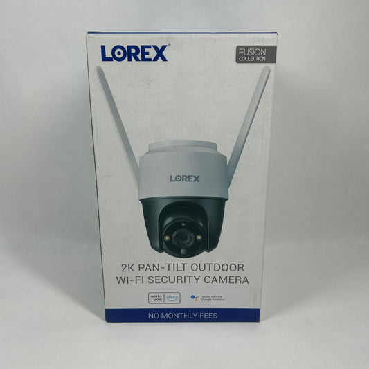 New Lorex 2K Pan-Tilt Outdoor Wifi Security Camera F461AQE-E