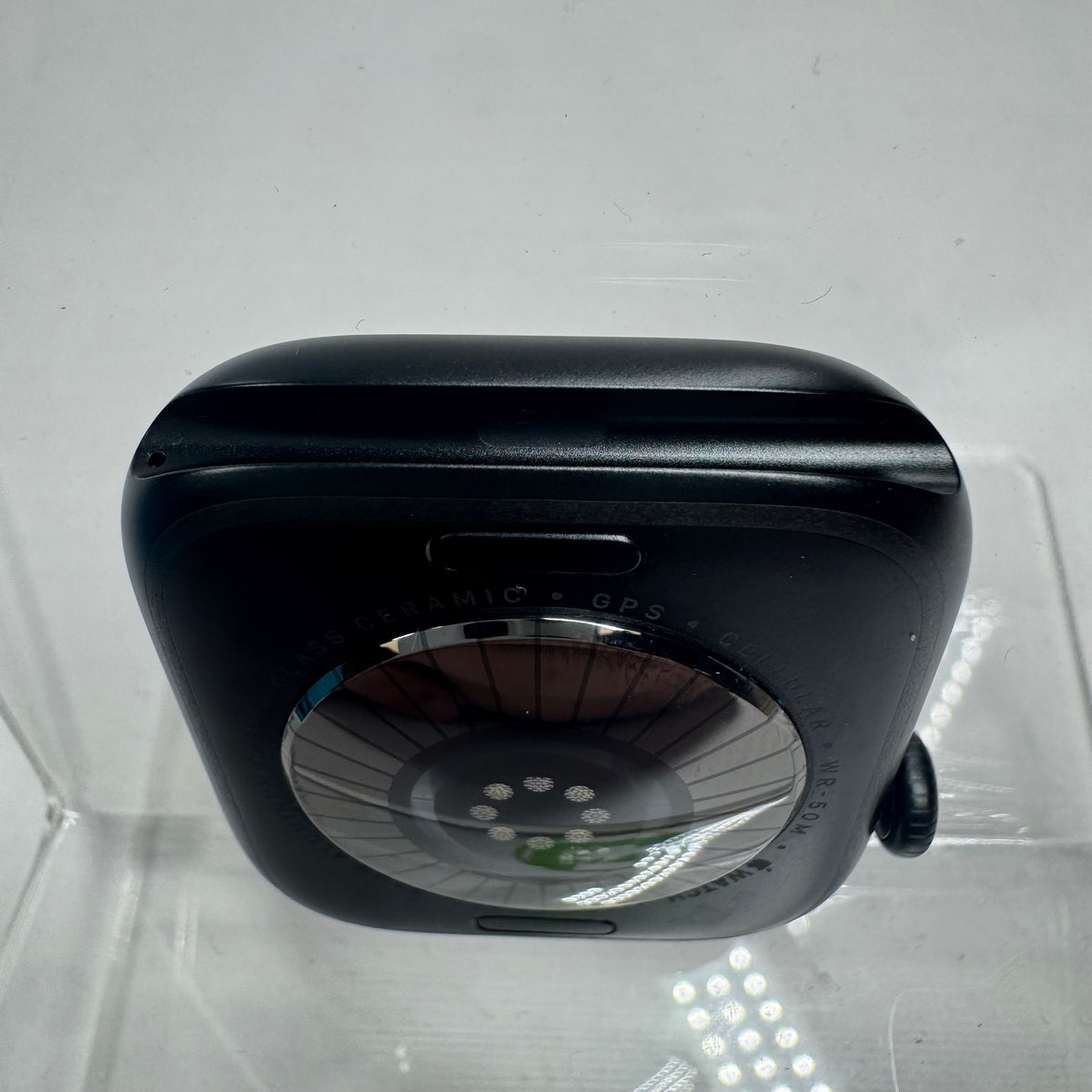 Unlocked Apple Watch Series 12 42MM Black Aluminum Black Sport Band MJG04LS/A