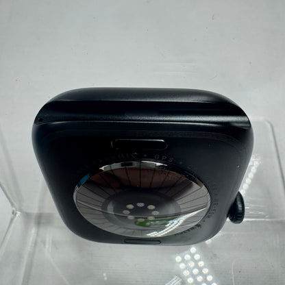 Unlocked Apple Watch Series 12 42MM Black Aluminum Black Sport Band MJG04LS/A