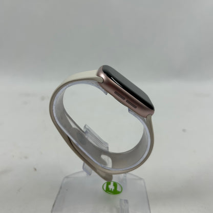 GPS Only Apple Watch Series 10 42MM Rose Gold Aluminum Pink Nike Sport Band