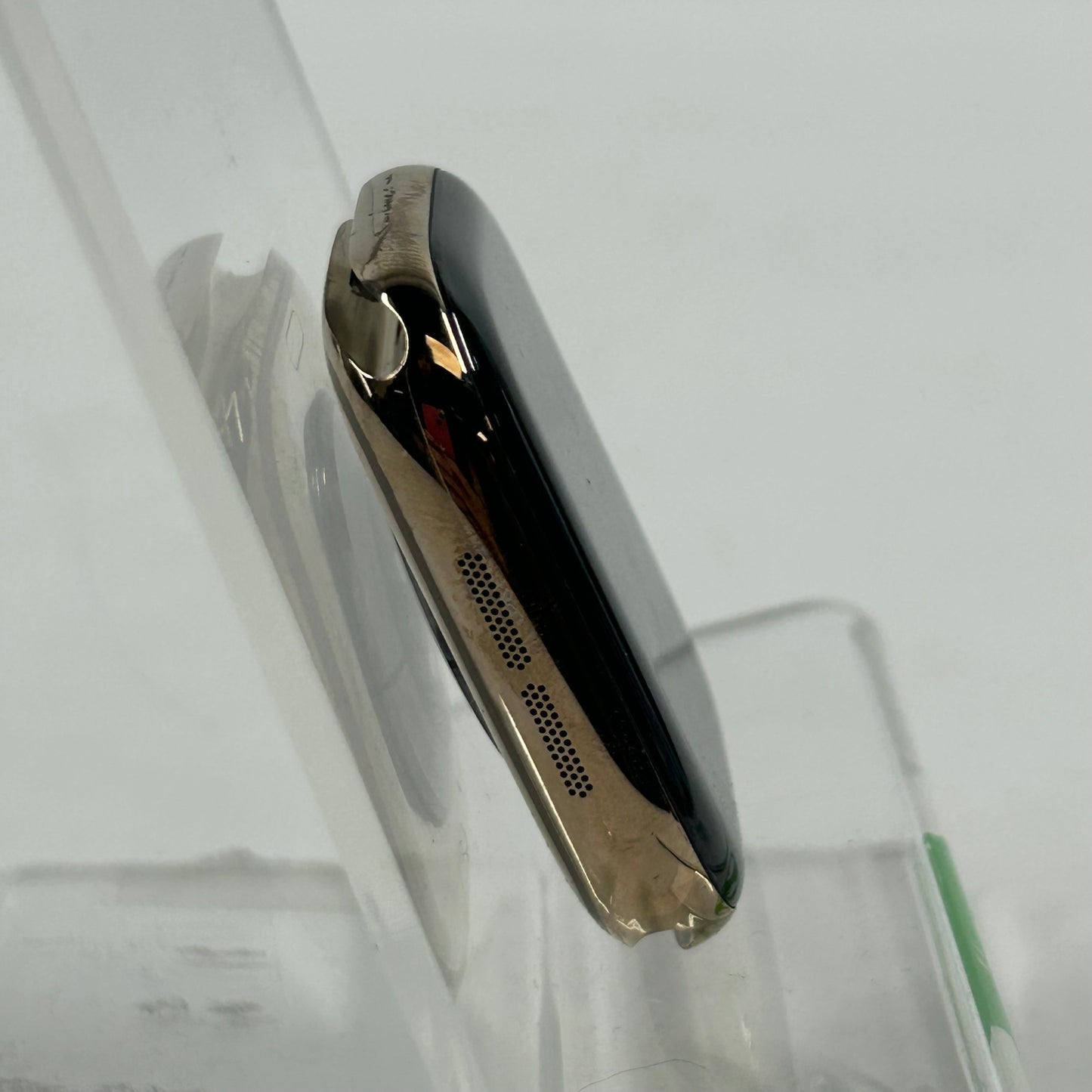 Unlocked Apple Watch Series 11 46MM Gold Stainless Steel White Sport Band 