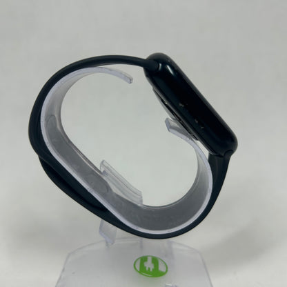 Unlocked Apple Watch Series 8 45MM Midnight Aluminum Black Sport Band MNP83LL/A
