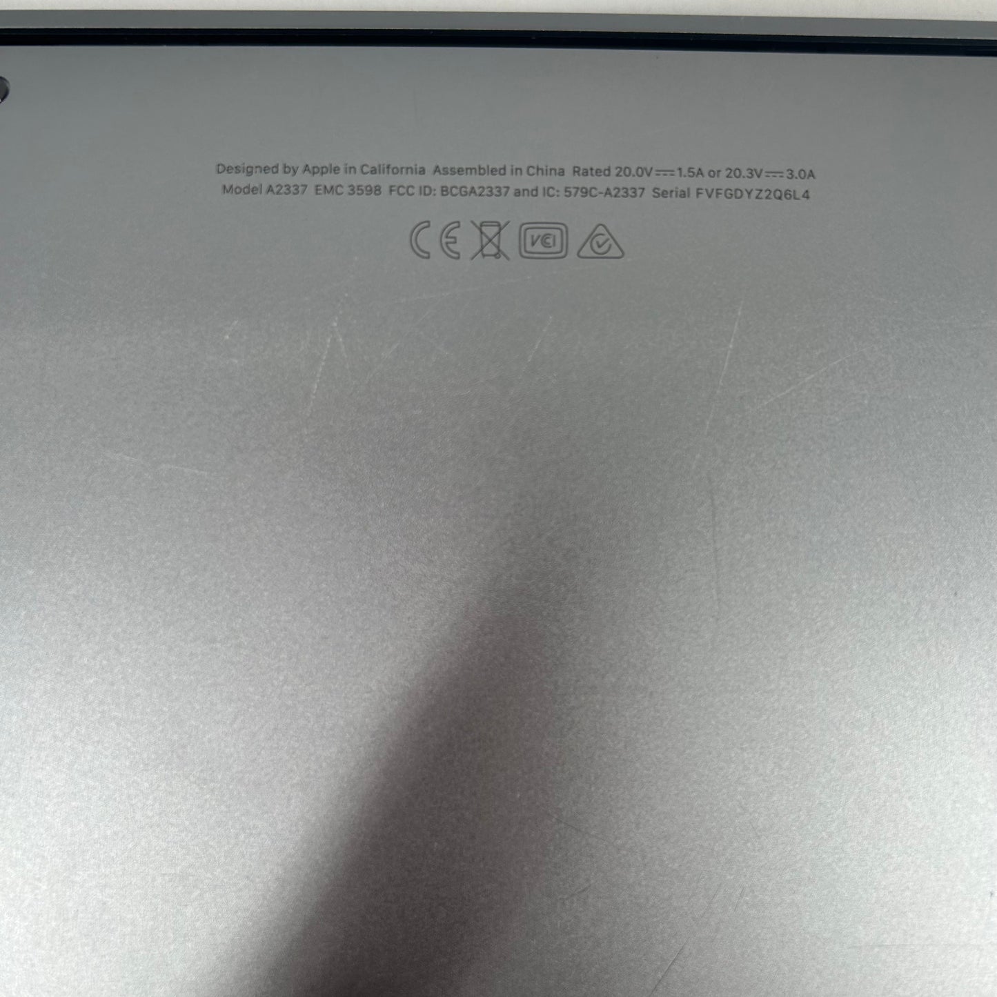 2020 Apple MacBook Air 13.3" M1 3.2GHz 8GB RAM 256GB SSD A2337