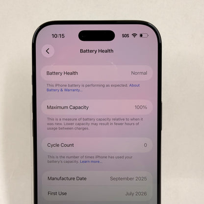Flawless Factory Unlocked Apple iPhone Air 256GB Space Black MG184LL/A