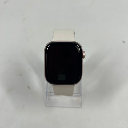 GPS Only Apple Watch Series 10 42MM Rose Gold Aluminum Pink Nike Sport Band