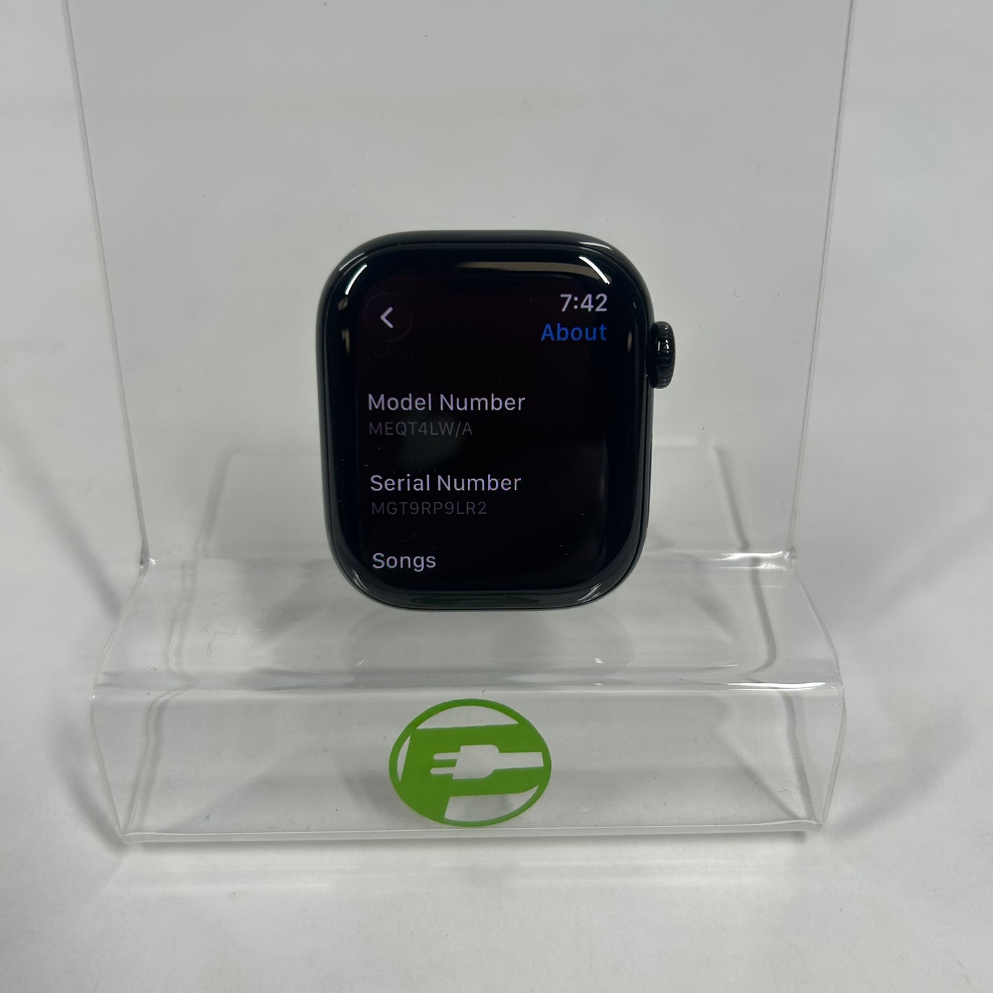 GPS Only Apple Watch Series 11 42MM Jet Black Aluminum Sport Band MEQT4LW/A