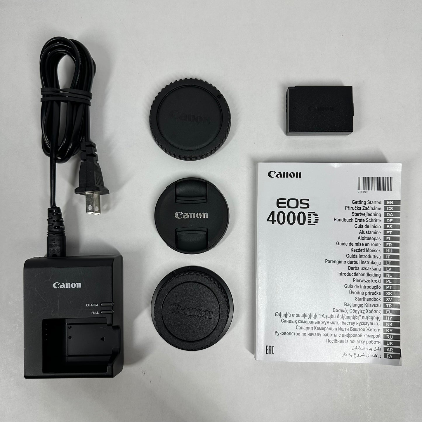 Canon EOS 4000D 18.0MP Digital SLR DSLR Camera EF-S 18-55 III Kit with Box