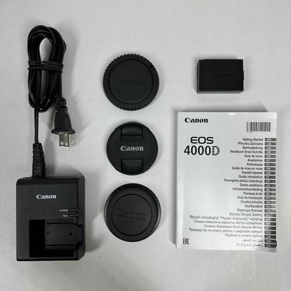 Canon EOS 4000D 18.0MP Digital SLR DSLR Camera EF-S 18-55 III Kit with Box