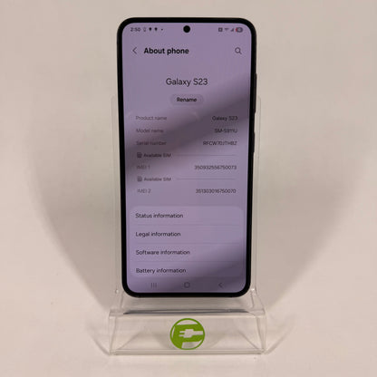 Unlocked Samsung Galaxy S23 8GB RAM 128GB SM-S911U Phantom Black
