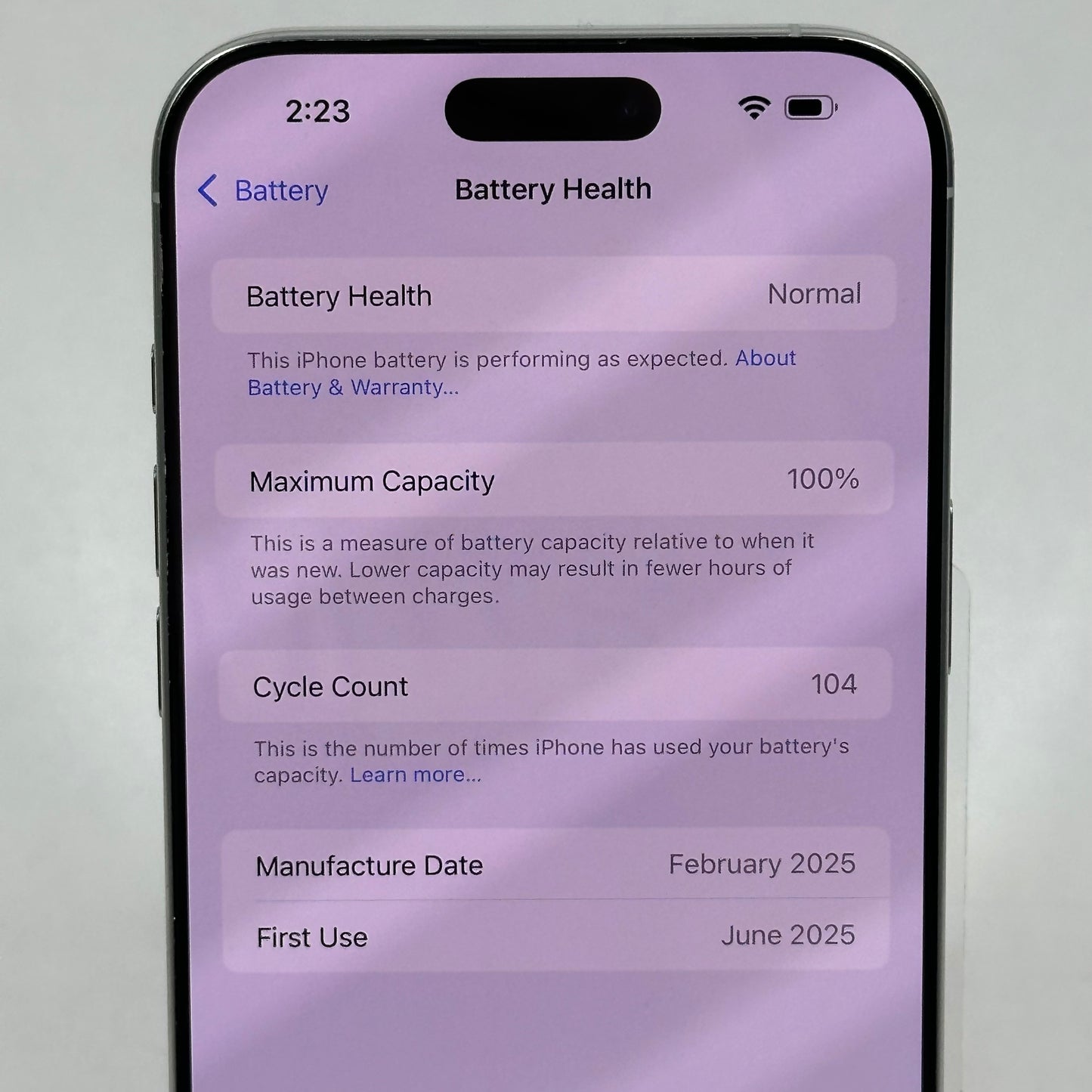 Unlocked Apple iPhone 16 Pro Max 256GB White Titanium MYW43LL/A
