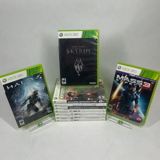 Lot of 10 Microsoft Xbox 360 Games