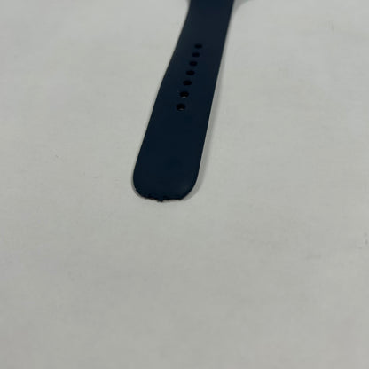 GPS Only Apple Watch SE 2nd Gen 40MM Silver Aluminum Blue Sport Band MNTP3LL/A