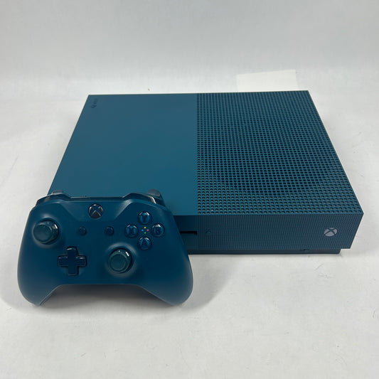 Microsoft Xbox One S 500GB Console Gaming System Deep Blue 1681