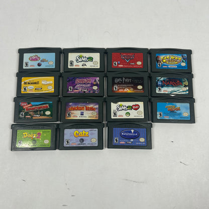 Lot of 15 Nintendo Game Boy Advance Games